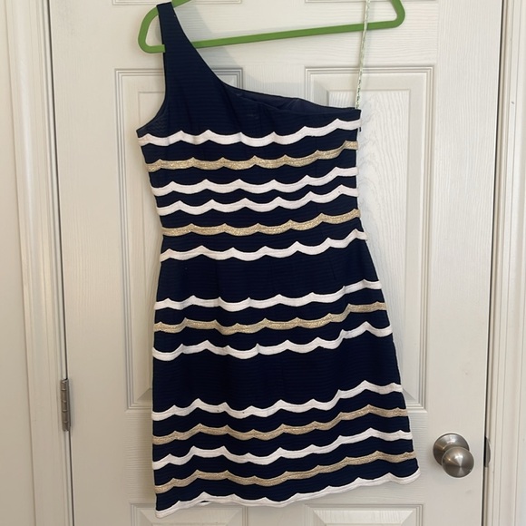Lilly Pulitzer Tylar One Shoulder Dress - Picture 3 of 6